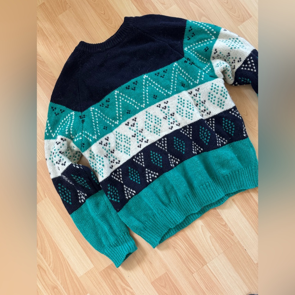 United Colors Of Benetton Vintage Shetland Wool Sweater